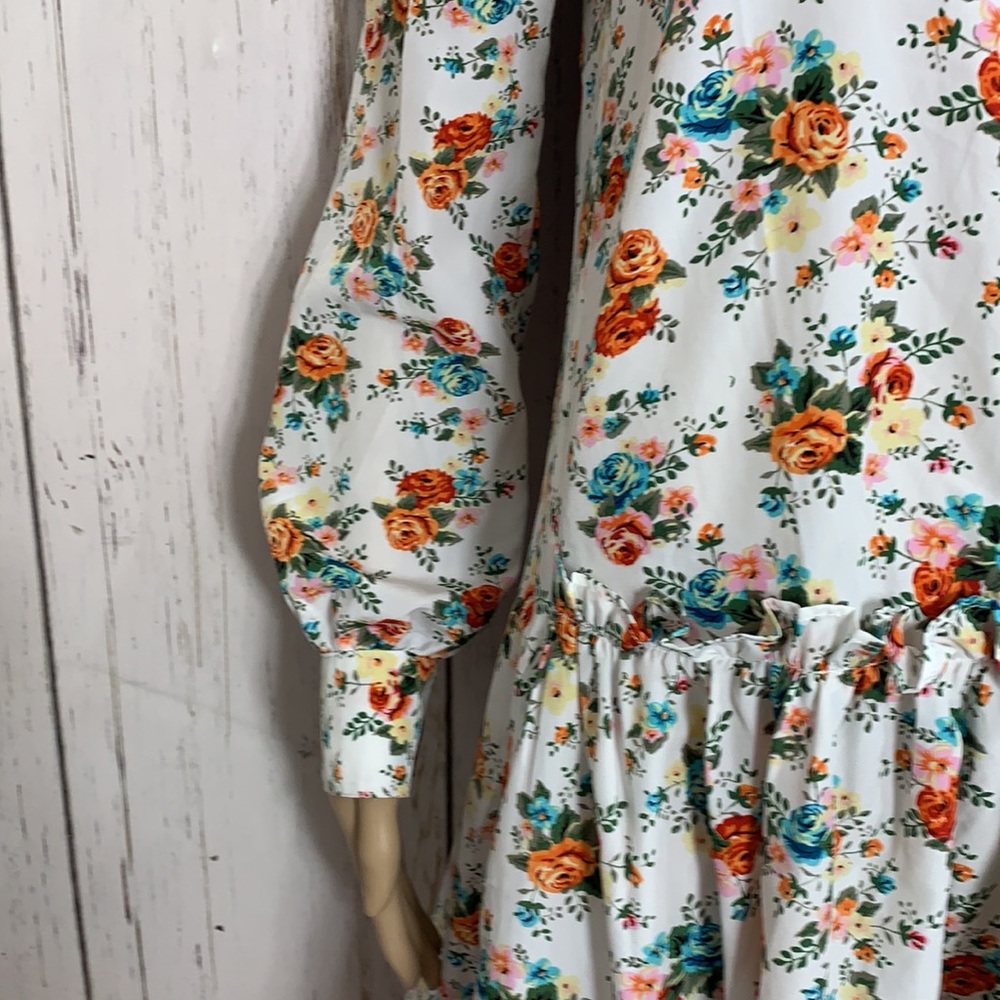 Philosophy Ruffled Button Down Dress - image 6